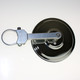 Extended Billet Arm 5.0" Round Convex Glass Side Mirror by AXIA ALLOYS